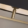 Veioza Searchlight Sleek metal, textil, bronz, negru, E27, 60W - EU92102BK