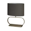 Veioza Searchlight Sleek metal, textil, bronz, gri, E27, 60W - EU92102GY