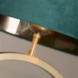 Veioza Searchlight Elegant metal, textil, bronz, verde, E27, 60W - EU93102EM