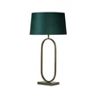 Veioza Searchlight Modish metal, textil, bronz, verde, E27, 60W - EU94102EM