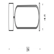 Lampadar Searchlight Modish metal, textil, negru, roz, E27, 60W - EU95101PI