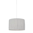 Abajur Searchlight Raffia textil, alb, B22, E14, E27 - SO701872