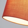 Abajur Searchlight textil, portocaliu, B22, E14, E27 - SO701900