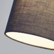 Abajur Searchlight textil, mov, B22, E14, E27 - SO701902
