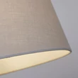 Abajur Searchlight textil, gri, B22, E14, E27 - SO701909