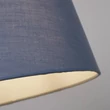 Abajur Searchlight textil, albastru, B22, E14, E27 - SO701910