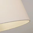 Abajur Searchlight textil, alb, B22, E14, E27 - SO701912