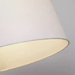 Abajur Searchlight textil, alb, B22, E14, E27 - SO701914