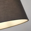 Abajur Searchlight textil, gri, B22, E14, E27 - SO701916