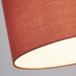 Abajur Searchlight textil, portocaliu, B22, E14, E27 - SO701918