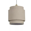 Abajur Searchlight textil, gri, B22, E14, E27 - SO701926