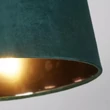 Abajur Searchlight textil, verde, B22, E14, E27 - SO701940