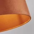Abajur Searchlight textil, portocaliu, B22, E14, E27 - SO701943