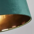 Abajur Searchlight textil, verde, B22, E14, E27 - SO701945