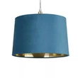 Abajur Searchlight textil, albastru, B22, E14, E27 - SO701953