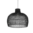 Abajur Searchlight rattan, negru, E14, E27 - SO701958
