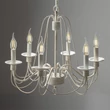 Candelabru VELIA metal, alb, E14 - ARM009PL-06WG