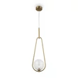 Pendul BUMBLE metal, sticla, alama, transparent, G9 - MOD054PL-01BS1