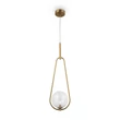 Pendul BUMBLE metal, sticla, alama, transparent, G9 - MOD054PL-01BS1