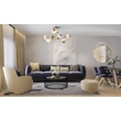 Plafoniera GALAXY metal, sticla, crom, E14 - MOD110PL-08CH