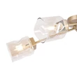 Plafoniera ISABELLA metal, sticla, auriu, E14 - MOD138CL-04MG