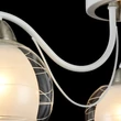 Plafoniera NIKKI metal, sticla, alb, E27 - MOD140CL-03W