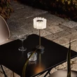 Veioza Slamp ACCORDÉON metal, Lentiflex, negru, transparent LED, 2700K, 1,3W, 150lm - ACRT000PRB000BT000EU