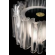 Veioza Slamp ACCORDÉON metal, Lentiflex, negru, transparent LED, 2700K, 1,3W, 150lm - ACRT000PRB000BT000EU