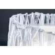 Veioza Slamp ACCORDÉON metal, Lentiflex, Cristalflex, alb, transparent E27 + E14 - ACRTM00WHT00000000EU