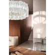 Veioza Slamp ACCORDÉON metal, Lentiflex, Cristalflex, alb, transparent E27 + E14 - ACRTM00WHT00000000EU