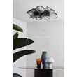 Plafoniera Slamp LA BELLE ETOILE metal, Cristalflex, negru, transparent LED, 2700K, 15W, 2150lm - ETOCS00BLK00000LEDEU