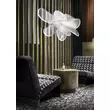 Pendul Slamp LA BELLE ETOILE metal, Cristalflex, alb, transparent LED, 2700K, 21W, 2830lm - ETOSL00WHT01T00LEDEU