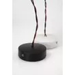 Veioza Slamp LAFLEUR metal, Lentiflex, negru, catifea LED, 1,3W, 2700K, 150lm - LAFT000VLV000BT000EU