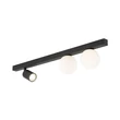 Plafoniera TK Lighting VOX metal, sticla, negru, alb, GU10+G9 - TK-10001