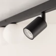 Plafoniera TK Lighting VOX metal, sticla, negru, alb, GU10+G9 - TK-10002