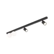 Plafoniera TK Lighting VOX metal, sticla, negru, alb, GU10+G9 - TK-10002