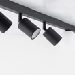 Plafoniera TK Lighting VOX metal, sticla, negru, alb, GU10+G9 - TK-10004