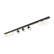 Plafoniera TK Lighting VOX metal, sticla, negru, alb, GU10+G9 - TK-10004
