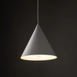 Pendul TK Lighting CONO metal, alb, E27 - TK-10007