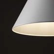Pendul TK Lighting CONO metal, alb, E27 - TK-10009