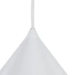 Pendul TK Lighting CONO metal, alb, E27 - TK-10010