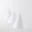 Pendul TK Lighting CONO metal, alb, E27 - TK-10011