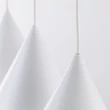 Pendul TK Lighting CONO metal, alb, E27 - TK-10011