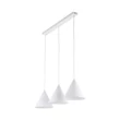 Pendul TK Lighting CONO metal, alb, E27 - TK-10011