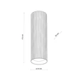 Plafoniera TK Lighting TUNE metal, negru, GU10 - TK-10024