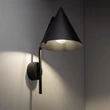 Aplica de perete TK Lighting CONO metal, negru, E27 - TK-10041