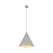 Pendul TK Lighting CONO metal, bej, E27 - TK-10056