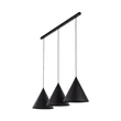 Pendul TK Lighting CONO metal, negru, E27 - TK-10060