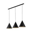 Pendul TK Lighting CONO metal, negru, E27 - TK-10060