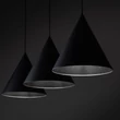 Pendul TK Lighting CONO metal, negru, E27 - TK-10060